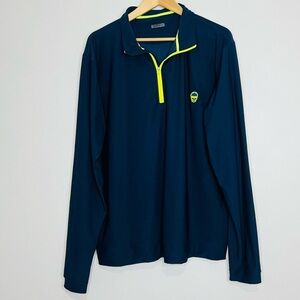 Swag Golf Neon Skull 1/4 Zip Pullover XL